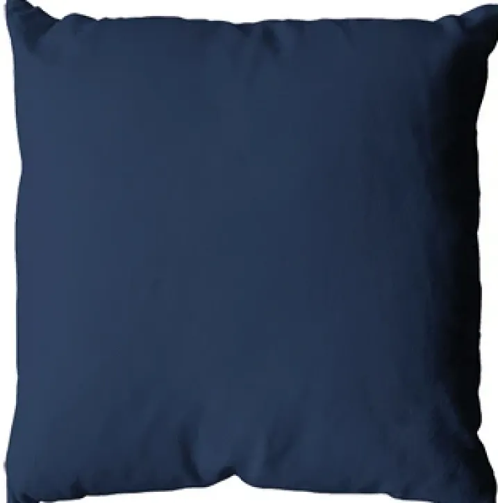 Coussin uni en polyester déhoussable