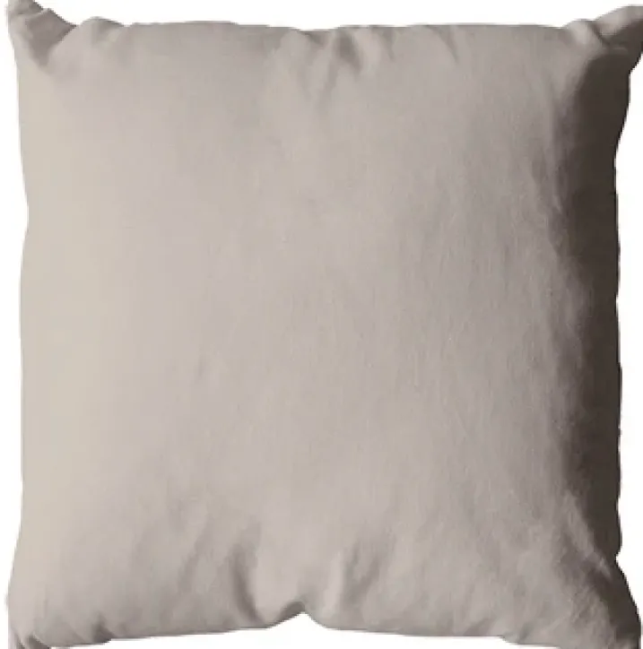 Coussin uni en polyester déhoussable