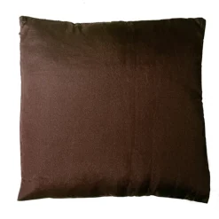 Coussin uni en polyester déhoussable
