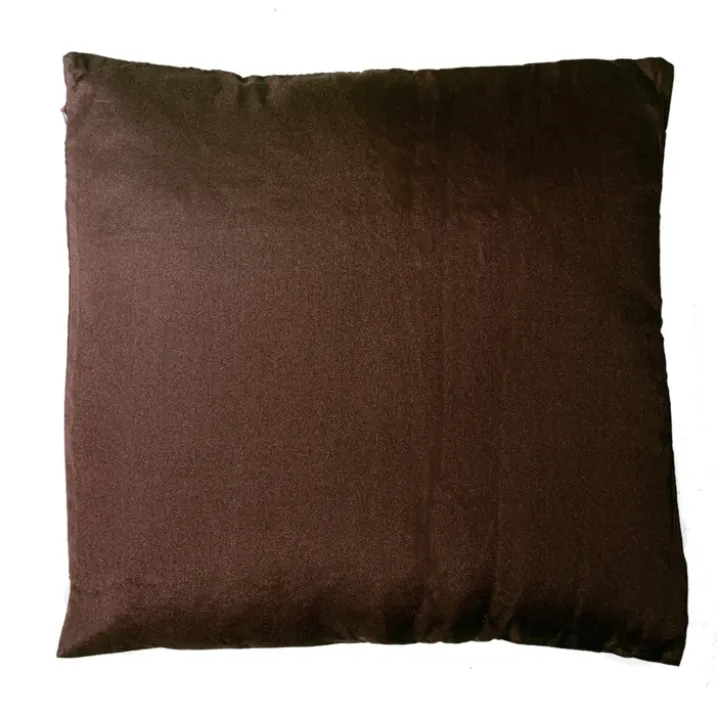Coussin uni en polyester déhoussable