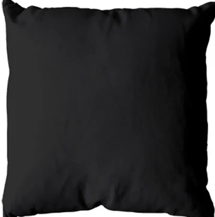 Coussin uni en polyester déhoussable