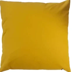 Coussin uni en polyester déhoussable
