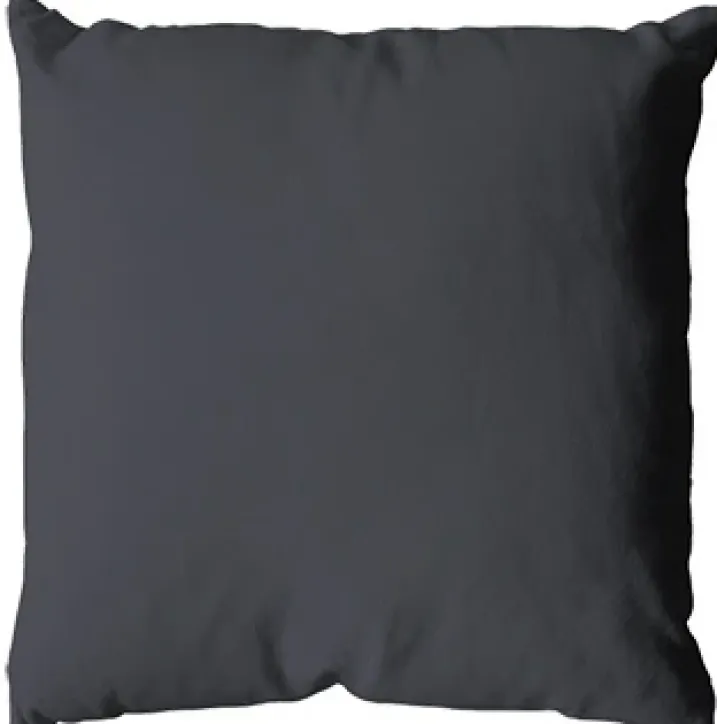 Coussin uni en polyester déhoussable