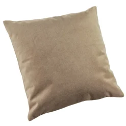 Coussin velours effet peau de pêche
