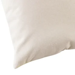 Coussin velours effet peau de pêche
