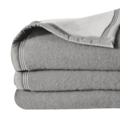 Couverturelaine Woolmark double face