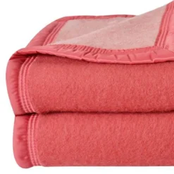 Couverturelaine Woolmark double face