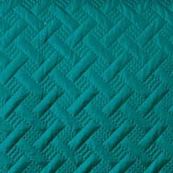 Couverture molletonné surpiquage graphique