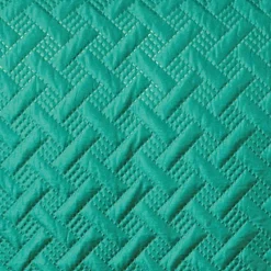 Couverture molletonné surpiquage graphique