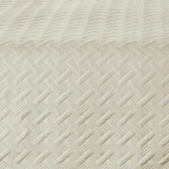 Couverture molletonné surpiquage graphique