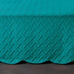 Couverture molletonné surpiquage graphique