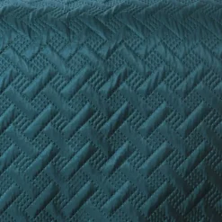 Couverture molletonné surpiquage graphique