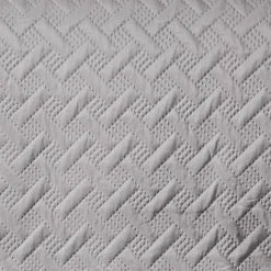 Couverture molletonné surpiquage graphique