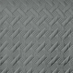 Couverture molletonné surpiquage graphique