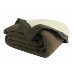 Couverture Pure Laine Vierge 600g/m2 bicolore