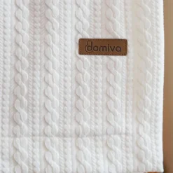 Couverture réversible pour enfant effet maille