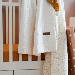 Couverture réversible pour enfant effet maille