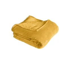 Couverture unie en molleton
