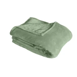 Couverture unie en molleton