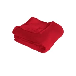 Couverture unie en molleton