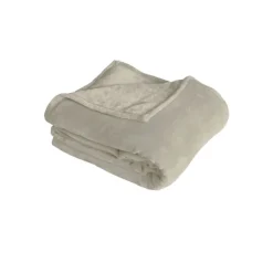 Couverture unie en molleton
