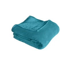 Couverture unie en molleton