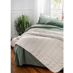 Couvre-Lit en microfibre matelassée