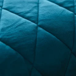 Couvre-Lit et Taies d'Oreiller en Velours Matelassé