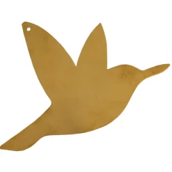 Déco murale colibri en laiton