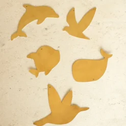Déco murale colibri en laiton