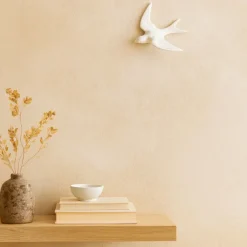 Déco murale hirondelle en Résine