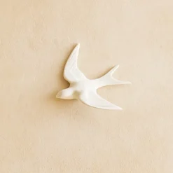 Déco murale hirondelle en Résine