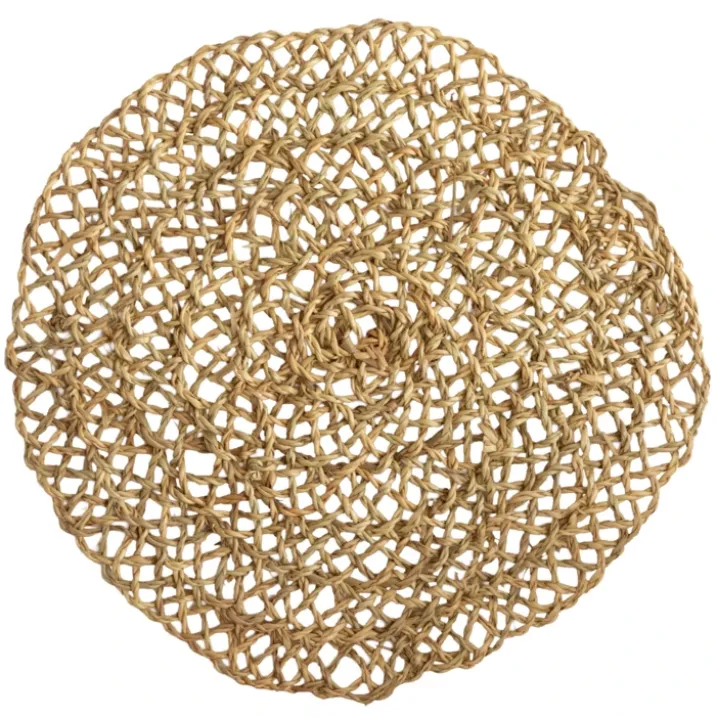 Dessous de plat fibre de palmier ajouré