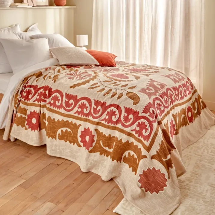 Dessus de lit coton motif ethnique