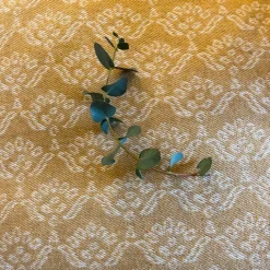 Dessus de lit jacquard motif floral