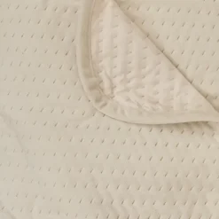 Dessus de lit matelassé avec 2 taies assorties