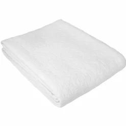 Dessus de lit matelassé en polycoton relief texturé
