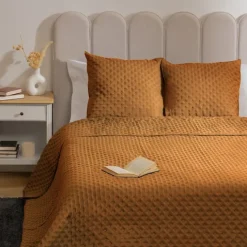 Dessus de lit à motifs ton sur ton