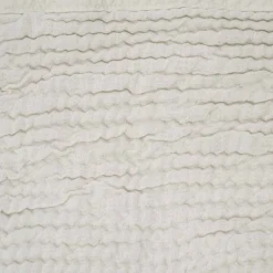 Dessus de lit réversible en coton nid d'abeille