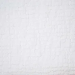 Dessus de lit réversible en coton nid d'abeille