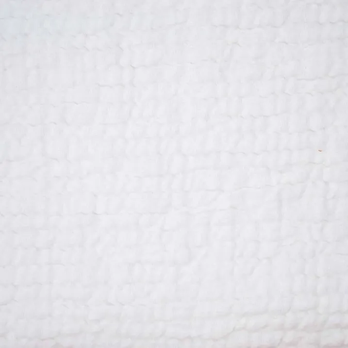 Dessus de lit réversible en coton nid d'abeille