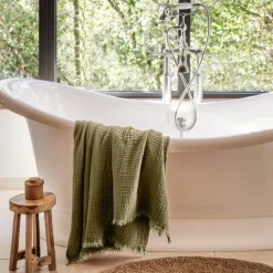 Drap de bain en gaze de coton