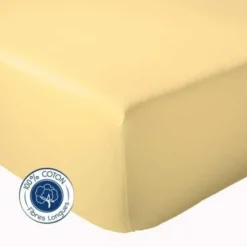 Drap Housse coton bonnet 23 cm fabriqué en France