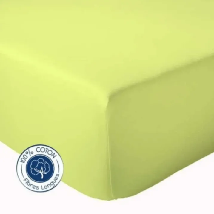 Drap Housse coton bonnet 23 cm fabriqué en France