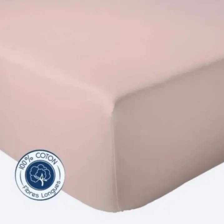 Drap Housse coton bonnet 23 cm fabriqué en France