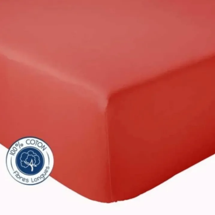 Drap Housse coton bonnet 23 cm fabriqué en France