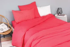 Drap housse en coton Lavé Oekotex