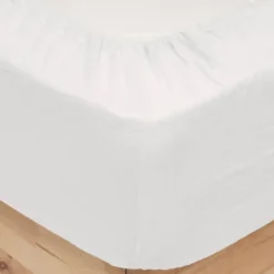 Drap housse en gaze de coton