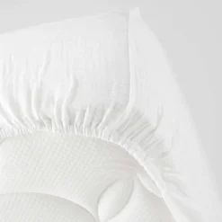 Drap Housse en gaze de coton ANGELIA