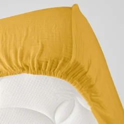 Drap Housse en gaze de coton ANGELIA
